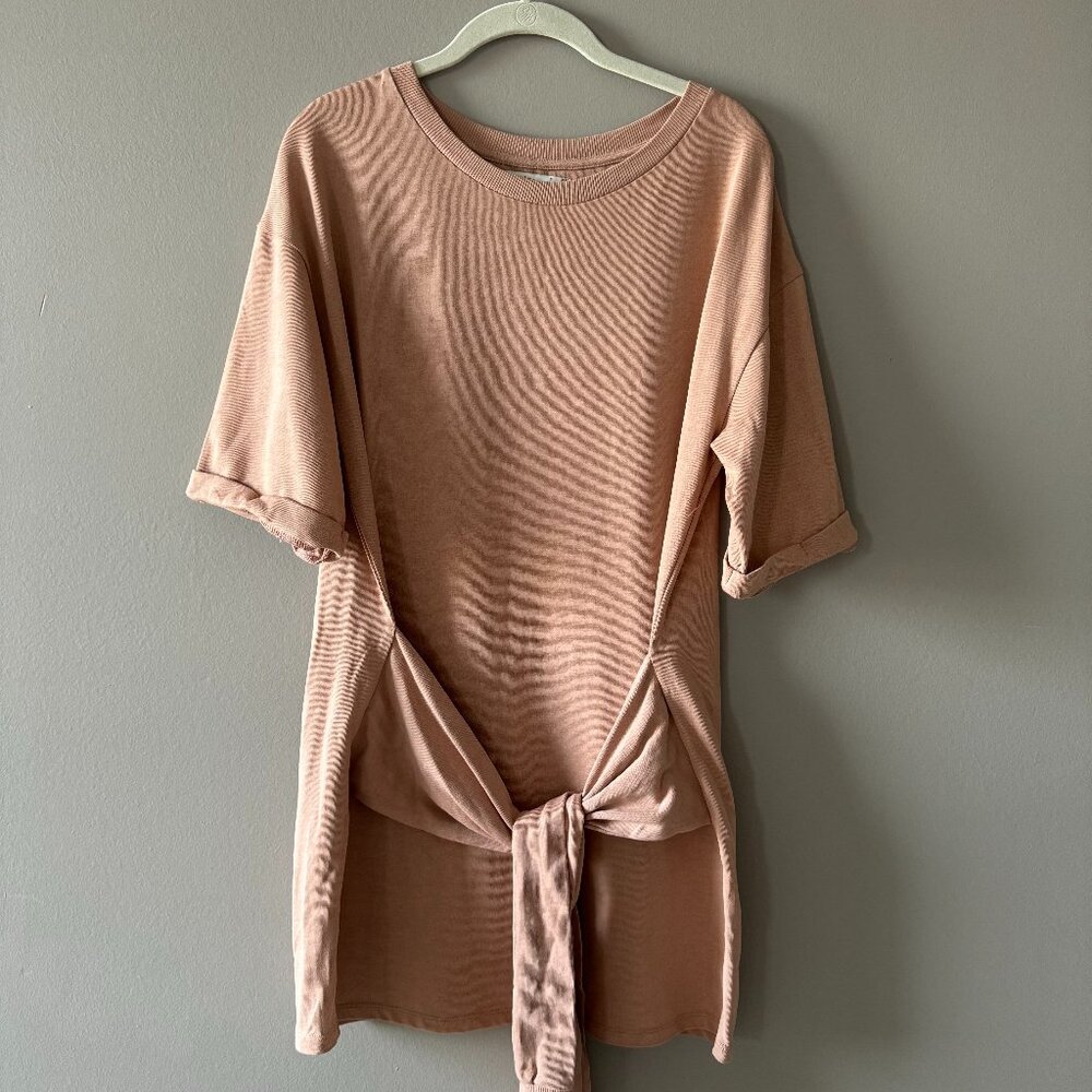 Bershka Peach sweater dress size S